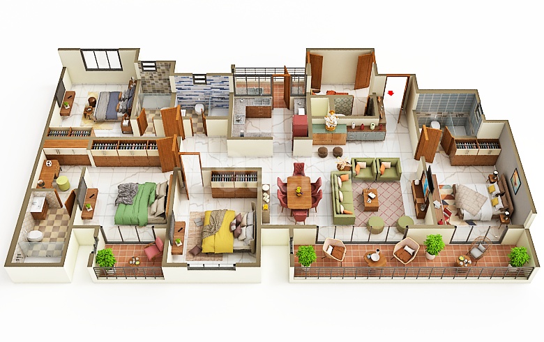 973 sqft